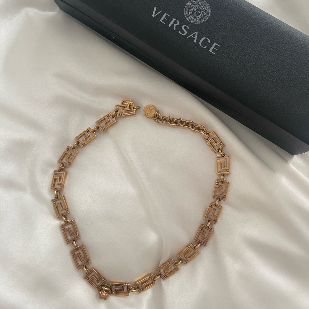 Versace Greca necklace